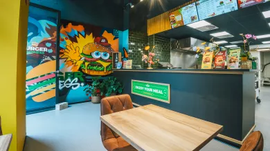 Burger Business Enschede interieur
